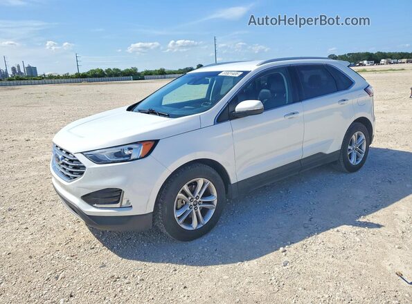 2FMPK3J95LBA74228 2020 FORD EDGE Белый Передняя левая четверть
