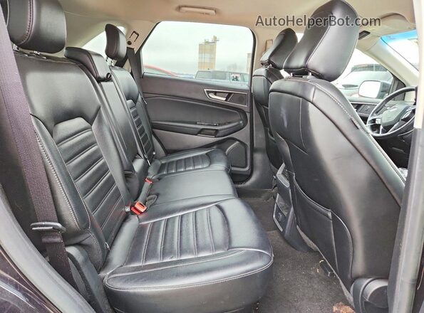 2FMPK3J96LBA29539 2020 FORD EDGE Black Widok wnętrza z tyłu