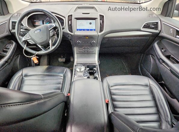2FMPK3J96LBA29539 2020 FORD EDGE Black Widok deski rozdzielczej