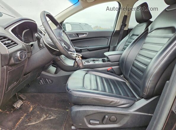 2FMPK3J96LBA29539 2020 FORD EDGE Black Widok wnętrza z przodu