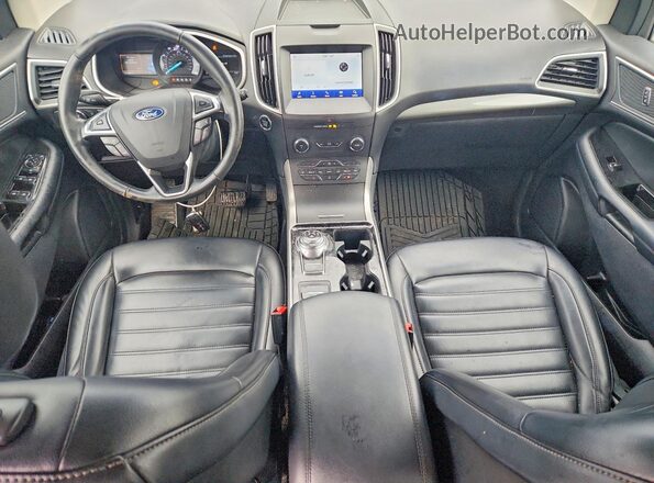 2FMPK3J96LBA44123 2020 FORD EDGE Синий Вид панели приборов