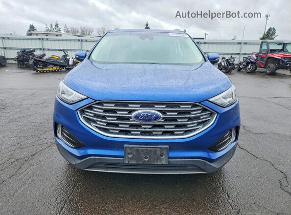 2FMPK3J96LBA44123 2020 FORD EDGE Синий Вид спереди