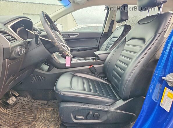 2FMPK3J96LBA44123 2020 FORD EDGE Синий Вид салона спереди