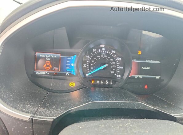 2FMPK3J96LBA44123 2020 FORD EDGE Синий Вид щитка приборов