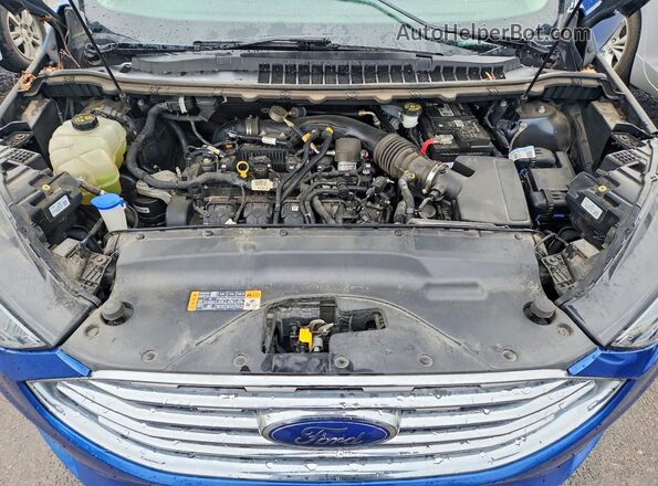 2FMPK3J96LBA44123 2020 FORD EDGE Синий Вид задней части салона