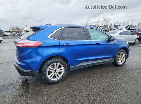 2FMPK3J96LBA44123 2020 FORD EDGE Синий Задняя правая четверть