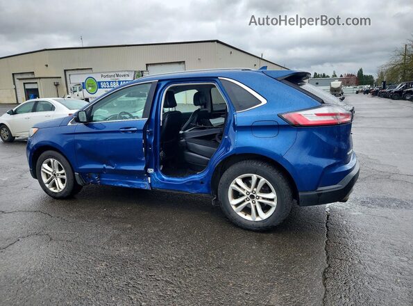 2FMPK3J96LBA44123 2020 FORD EDGE Синий Задняя левая четверть