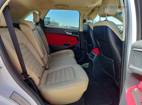 2FMPK3J96LBA57521 2020 FORD EDGE Белый Вид задней части салона
