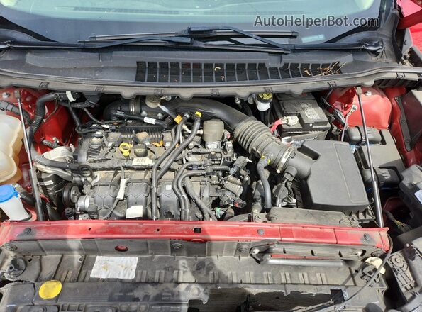 2FMPK3J96MBA32054 2021 FORD EDGE Red Vista del compartimento del motor