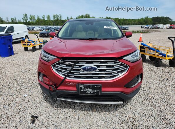 2FMPK3J96MBA32054 2021 FORD EDGE Red Vista frontal