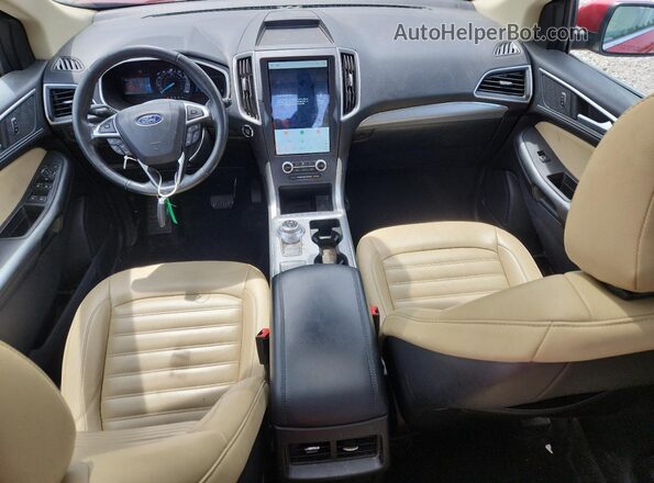 2FMPK3J96MBA32054 2021 FORD EDGE Red Vista del salpicadero