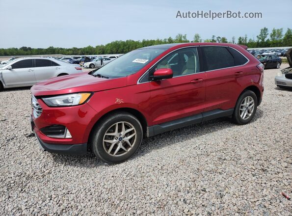 2FMPK3J96MBA32054 2021 FORD EDGE Red Vista tres cuartos delantera izquierda