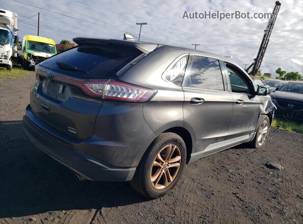 2FMPK3J97GBC25138 2016 FORD EDGE Gray Tył prawy