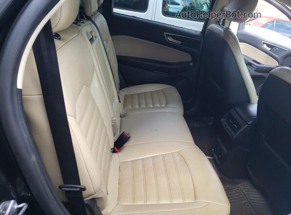 2FMPK3J97GBC25138 2016 FORD EDGE Gray Widok wnętrza z tyłu