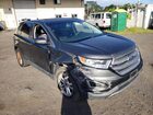 2016 Ford Edge Sel Gray vin: 2FMPK3J97GBC25138