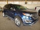 2017 Ford Edge Sel Синий vin: 2FMPK3J97HBC43608