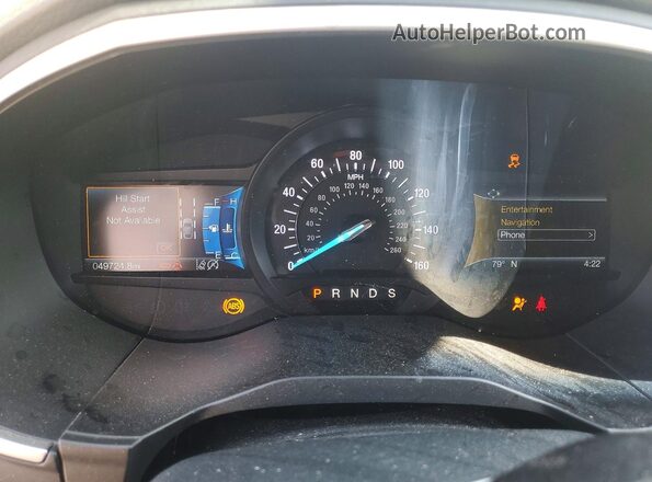 2FMPK3J97KBC33698 2019 FORD EDGE Black Widok zestawu wskaźników