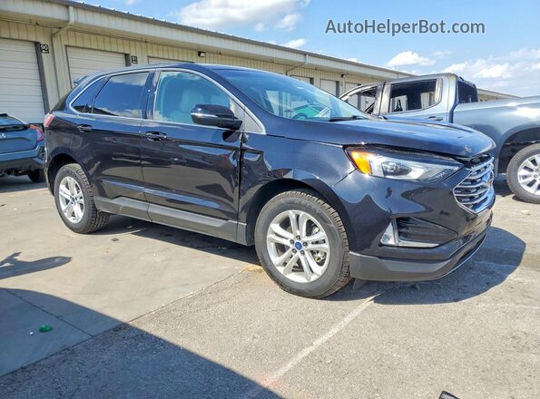2FMPK3J97KBC33698 2019 FORD EDGE Black Przód prawy