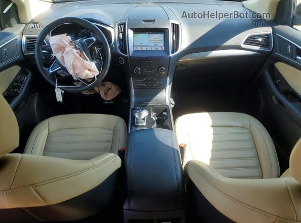 2FMPK3J97KBC33698 2019 FORD EDGE Black Widok deski rozdzielczej