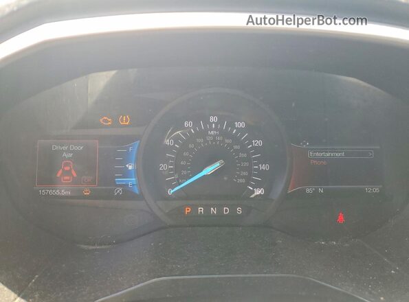 2FMPK3J97LBA44776 2020 FORD EDGE Silver Widok zestawu wskaźników