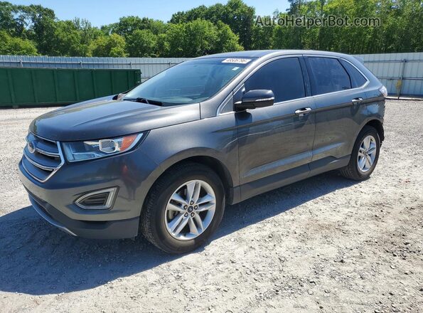 2FMPK3J98JBC44918 2018 FORD EDGE Gray Przód lewy