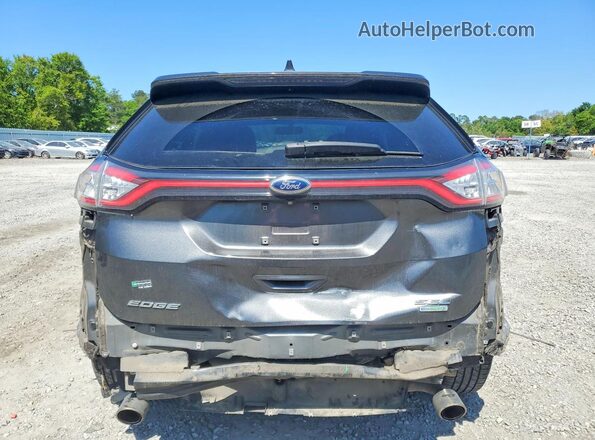 2FMPK3J98JBC44918 2018 FORD EDGE Gray Widok z tyłu