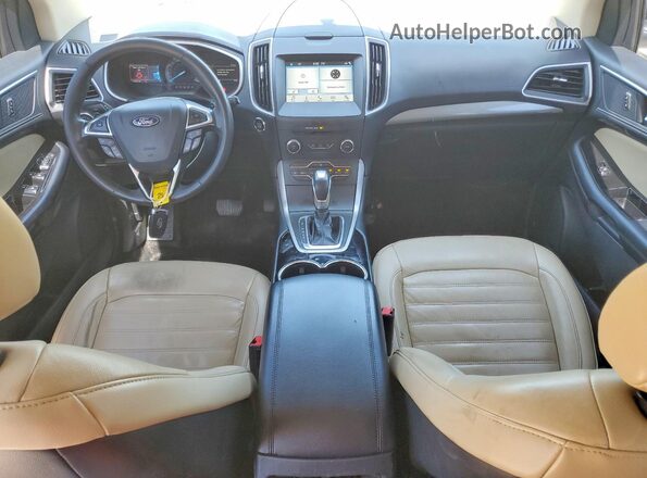 2FMPK3J98JBC44918 2018 FORD EDGE Gray Widok deski rozdzielczej