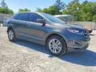 2018 Ford Edge Sel Gray vin: 2FMPK3J98JBC44918