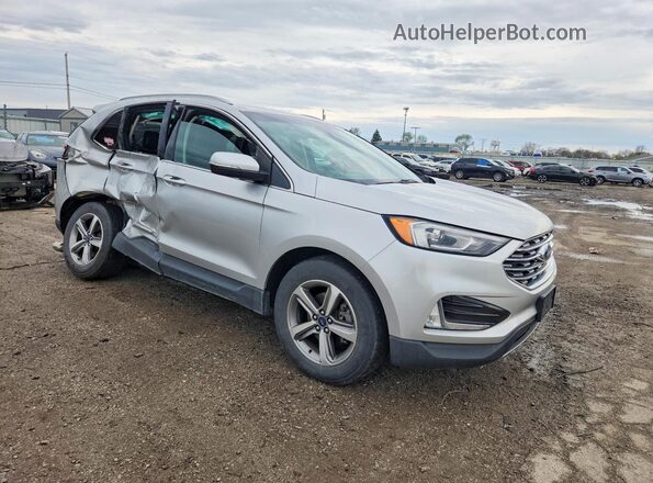 2FMPK3J98KBB08211 2019 FORD EDGE Серебряный Передняя правая четверть