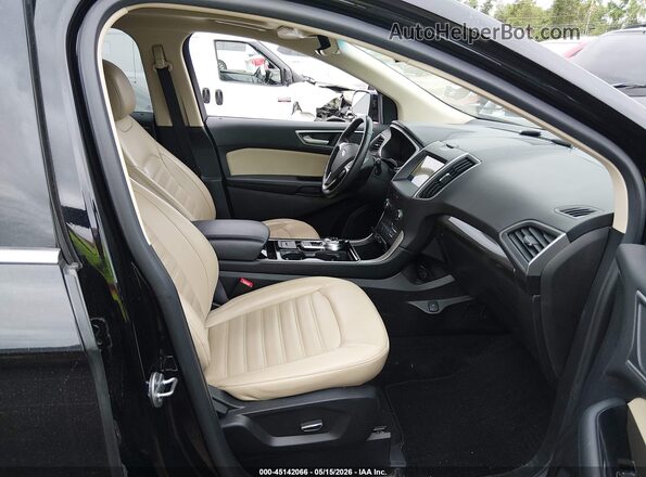 2FMPK3J98KBB24909 2019 FORD EDGE Black Front interior view