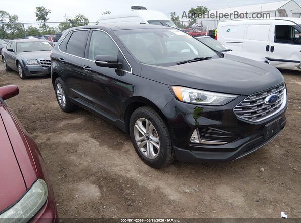 2FMPK3J98KBB24909 2019 FORD EDGE Black Front right