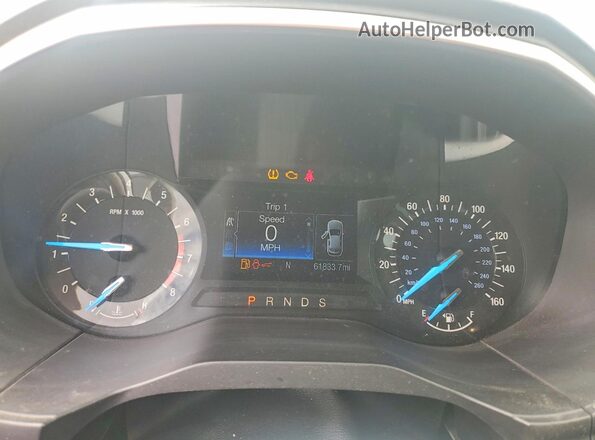 2FMPK3J99HBB74517 2017 FORD EDGE Silver Widok zestawu wskaźników