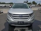 2017 Ford Edge Sel Silver vin: 2FMPK3J99HBB74517 Damage: Front Bumper, Dent(S) W/ Paint Dmg, 1/2 To 1 Inch