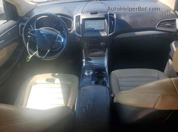 2FMPK3J99KBC08253 2019 FORD EDGE Белый Вид панели приборов