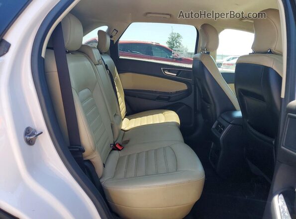 2FMPK3J99KBC08253 2019 FORD EDGE Белый Вид задней части салона