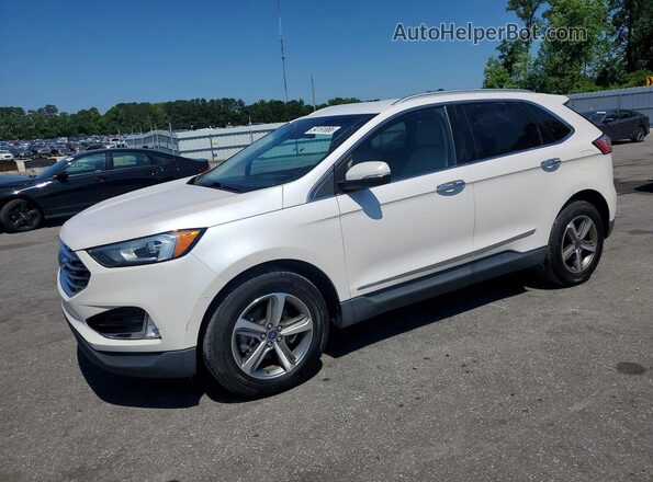 2FMPK3J99KBC08253 2019 FORD EDGE Белый Передняя левая четверть