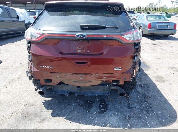 2FMPK3J9XGBC34447 2016 FORD EDGE Красный Вид спереди