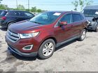 2016 Ford Edge Sel Красный vin: 2FMPK3J9XGBC34447