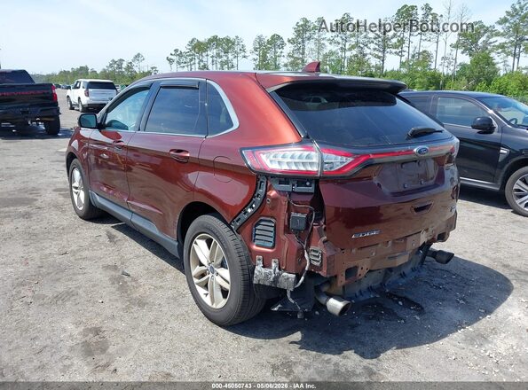 2FMPK3J9XGBC34447 2016 FORD EDGE Красный Задняя левая четверть