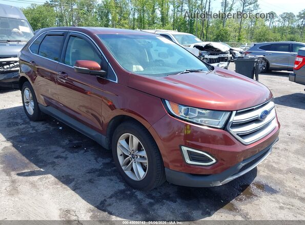 2FMPK3J9XGBC34447 2016 FORD EDGE Красный Передняя правая четверть