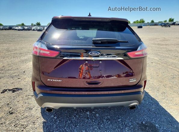 2FMPK3J9XLBA08287 2020 FORD EDGE Бордовый Вид сзади