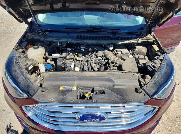 2FMPK3J9XLBA08287 2020 FORD EDGE Бордовый Вид подкапотного пространства