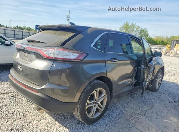 2FMPK3K80JBC62402 2018 FORD EDGE Серый Задняя правая четверть