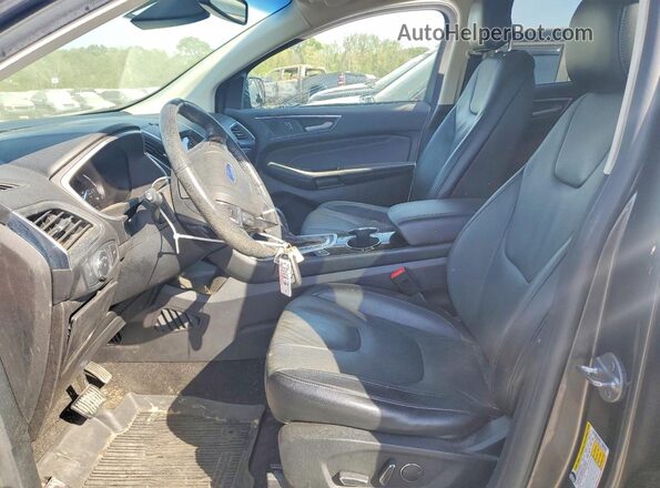 2FMPK3K80JBC62402 2018 FORD EDGE Серый Вид салона спереди