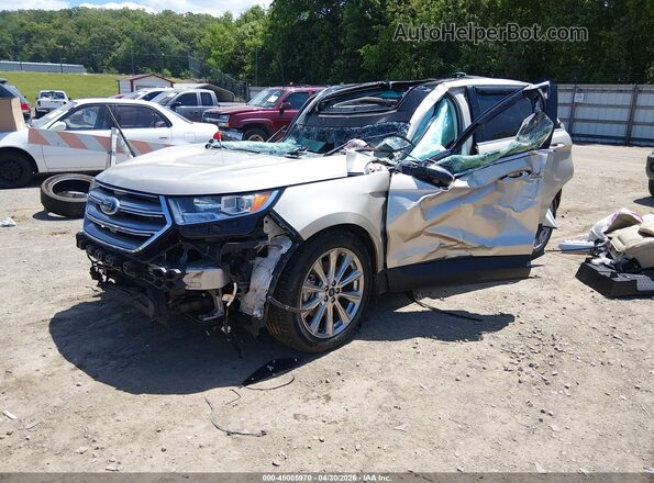 2FMPK3K82JBB48708 2018 FORD EDGE Gold Vista tres cuartos delantera izquierda
