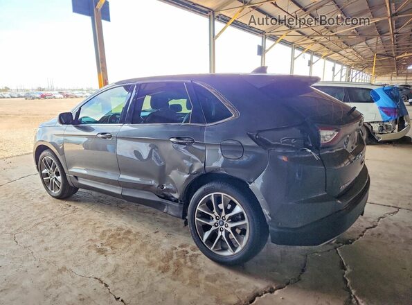 2FMPK3K83JBB15331 2018 FORD EDGE Gray Tył lewy