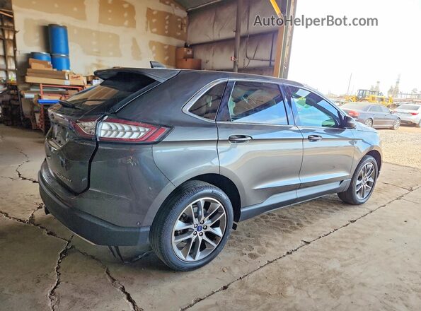 2FMPK3K83JBB15331 2018 FORD EDGE Gray Tył prawy