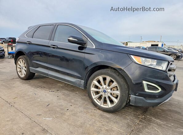 2FMPK3K86HBC63189 2017 FORD EDGE Черный Передняя правая четверть