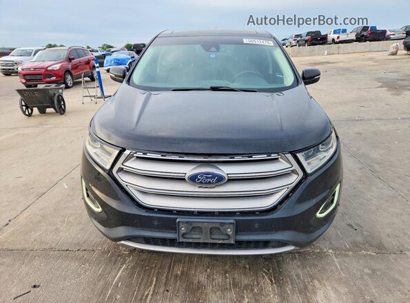 2FMPK3K86HBC63189 2017 FORD EDGE Черный Вид спереди
