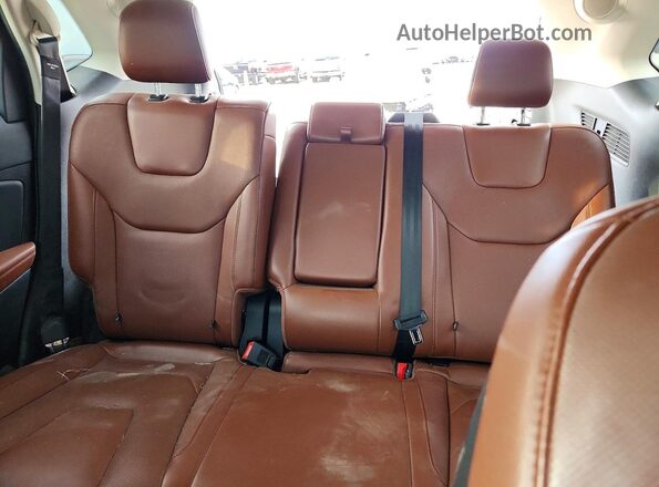 2FMPK3K86HBC63189 2017 FORD EDGE Черный Вид задних сидений